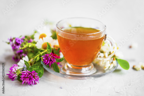 Fresh herbal tea