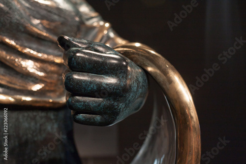 closeup of statue of liberty