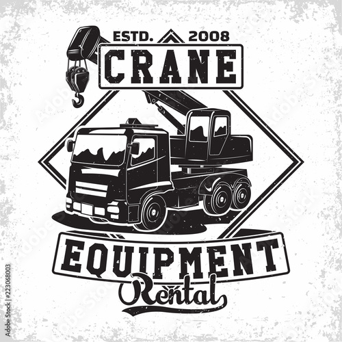 crane emblem design