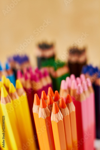 wood color pencils