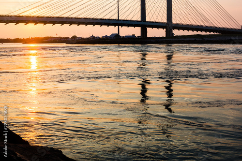 Фотография Indian River Inlet Bridge at sunset
