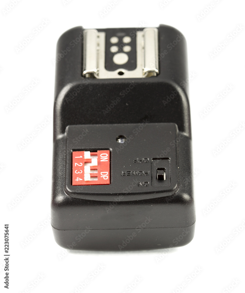 Wireless Trigger, Isolated on White Background. Photographic equipment Wireless Trigger, Isolated on White Background. Photographic equipment