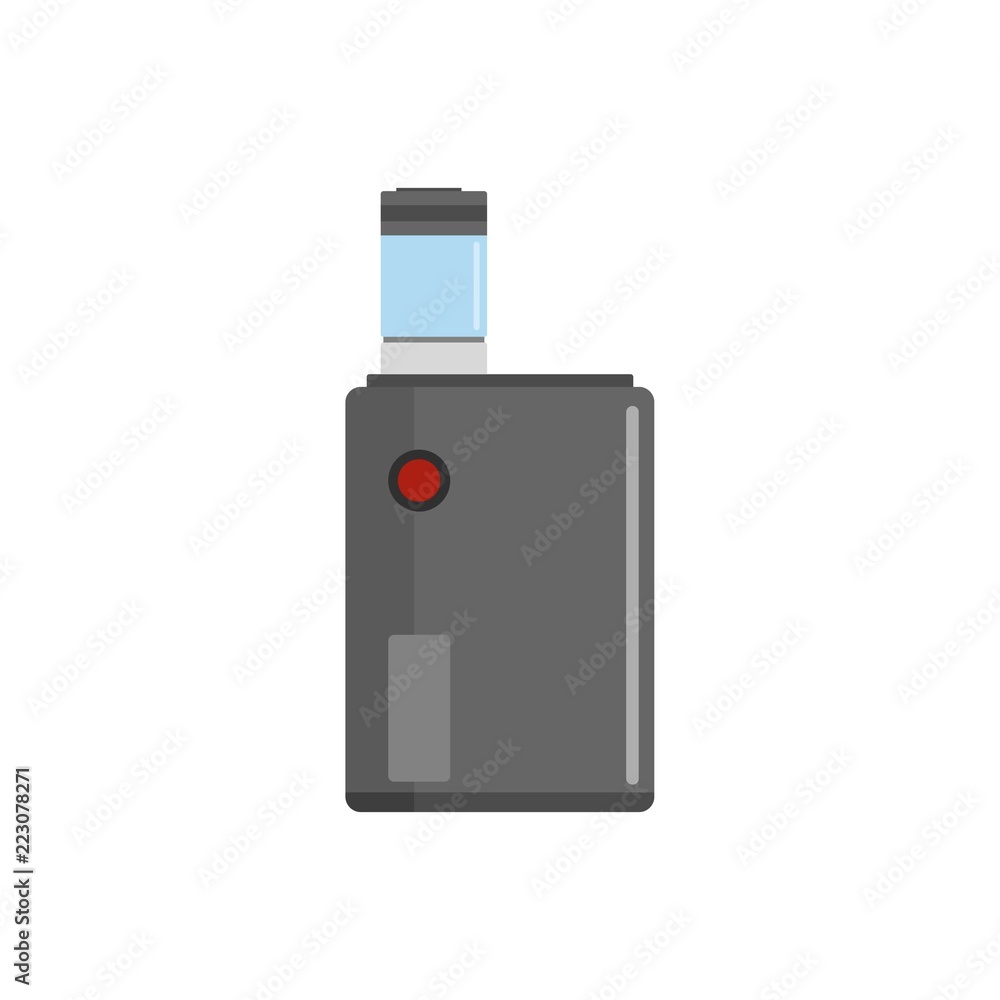 Vaping box icon. Flat illustration of vaping box vector icon for web design Vaping box icon. Flat illustration of vaping box vector icon for web design