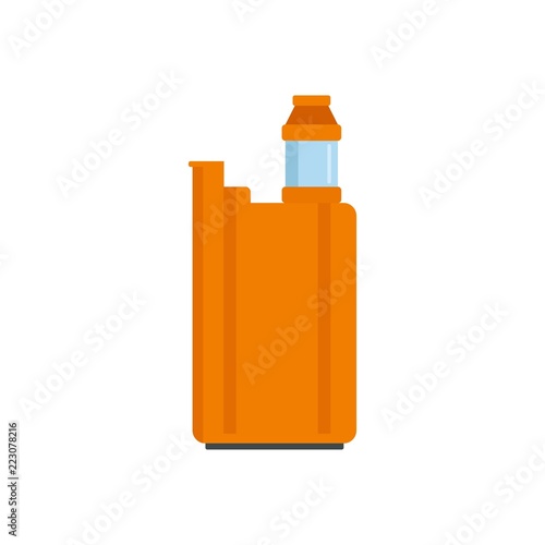 Vape box icon. Flat illustration of vape box vector icon for web design