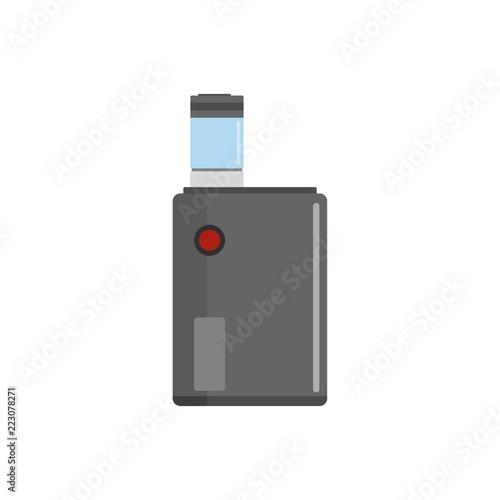Vaping box icon. Flat illustration of vaping box vector icon for web design