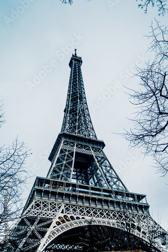 Fototapeta Naklejka Na Ścianę i Meble -  The Eiffel Tower in Paris.