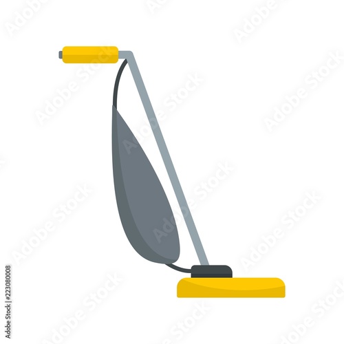 Stick vacuum cleaner icon. Flat illustration of stick vacuum cleaner vector icon for web design