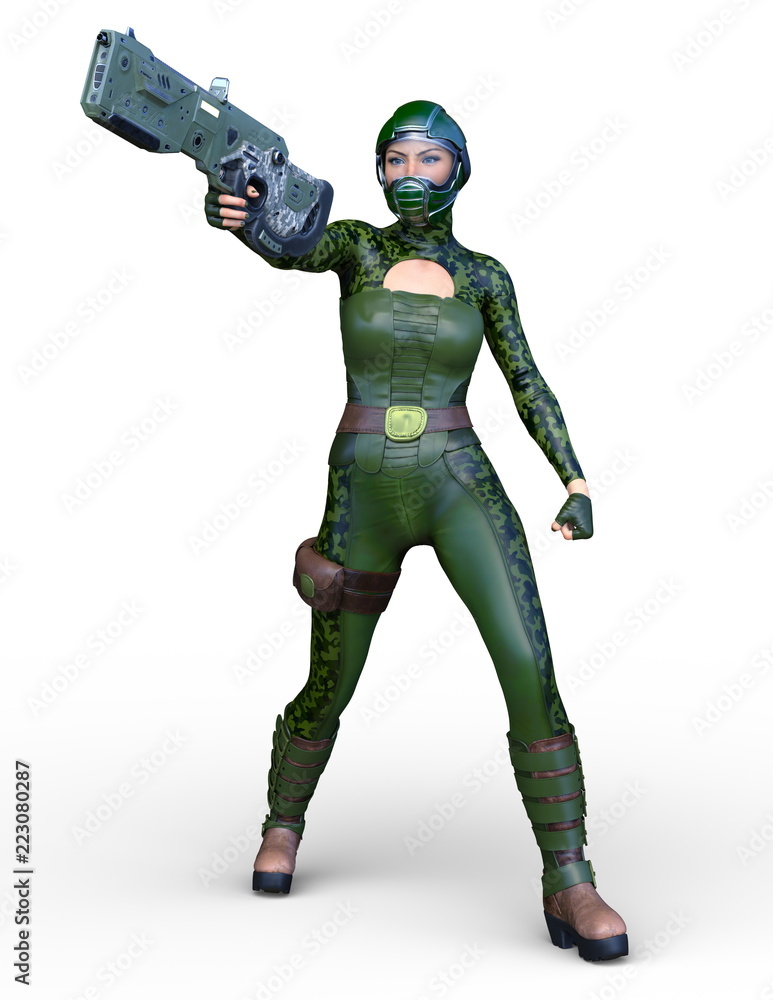 軍人女性 軍人女性