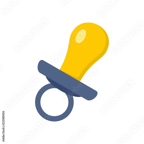 Nipple icon. Flat illustration of nipple vector icon for web design