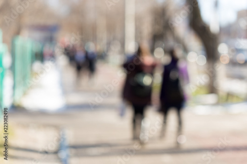 blur pictures, city sidewalk