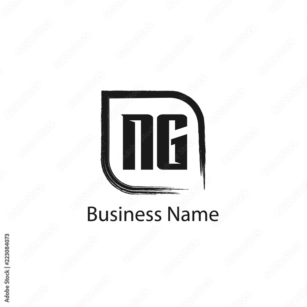 Initial Letter NG Logo Template Design Initial Letter NG Logo Template Design