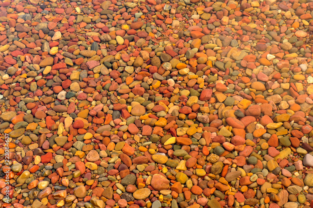 Lake McDonald under water rocks, Lake McDonald under water rocks,