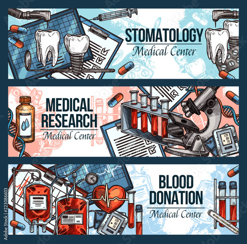 Dentistry, blood donation and medical research
