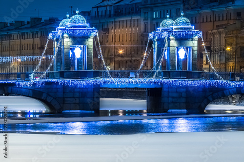 Petersburg. The bridge of t...