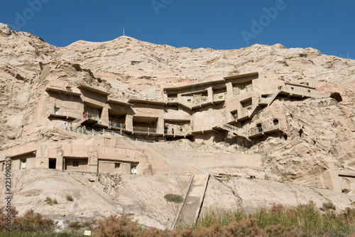 Xinjiang kuqa kizil grottoes photo