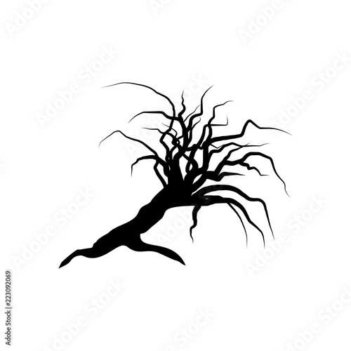 old Tree Halloween silhouette