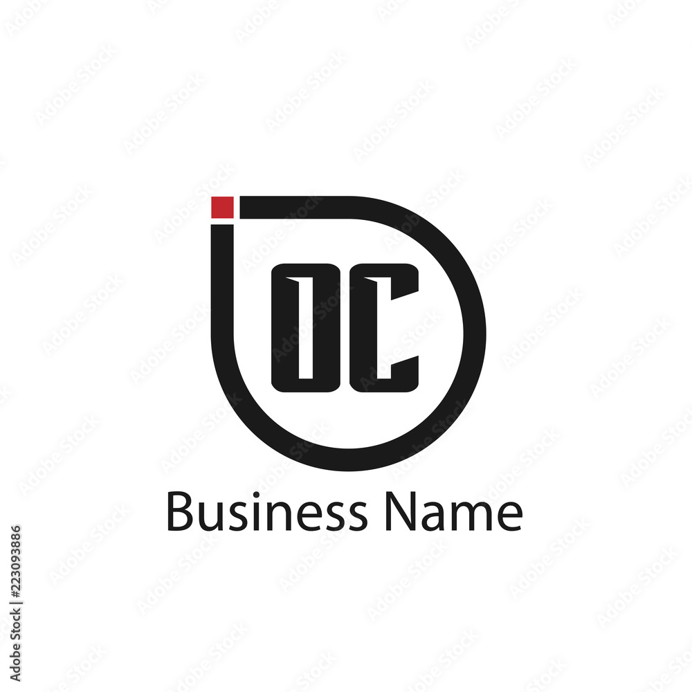 Initial Letter OC Logo Template Design Initial Letter OC Logo Template Design