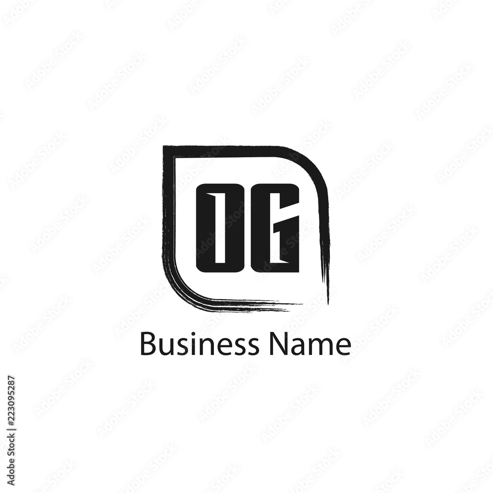 Initial Letter OG Logo Template Design Initial Letter OG Logo Template Design