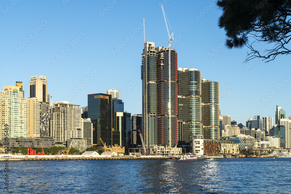 Obraz premium Cityscape with blue sky, Sydney, Australia