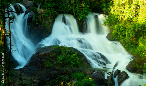 Pha Suea Waterfall at Tham Pla-Pha Suea National Park,Mae Hong Son,Northern Thailand