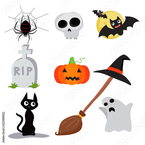 halloween vector collection design