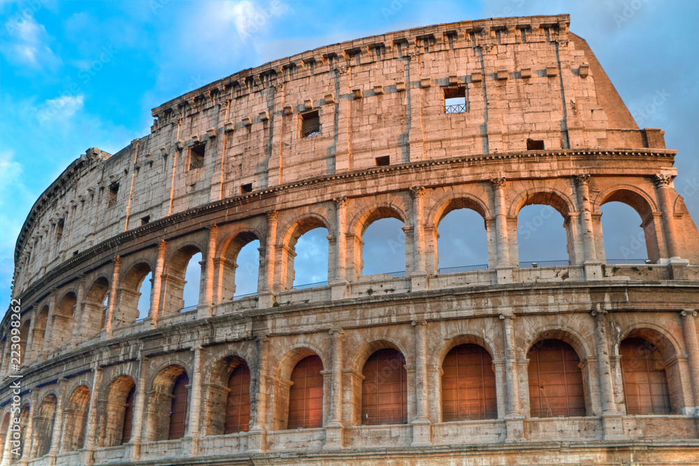 Landmark Colosseum in Rome, Italy 