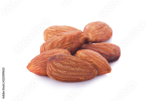 Almond nuts isolated