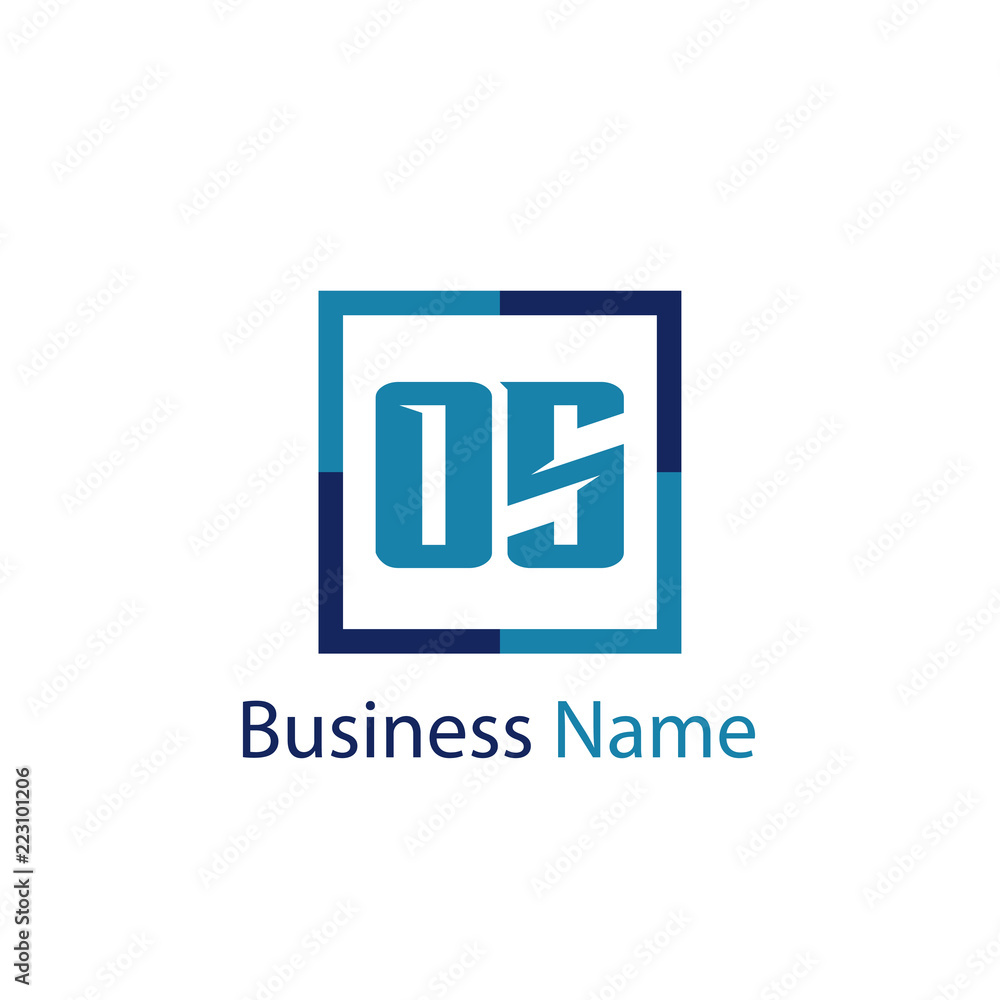 Initial Letter OS Logo Template Design Initial Letter OS Logo Template Design