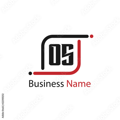 Initial Letter OS Logo Template Design