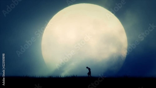 Ancient Civilization Exhausted Man Migrating