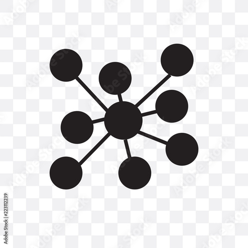 cells icon isolated on transparent background. Simple and editable cells icons. Modern icon vector illustration.