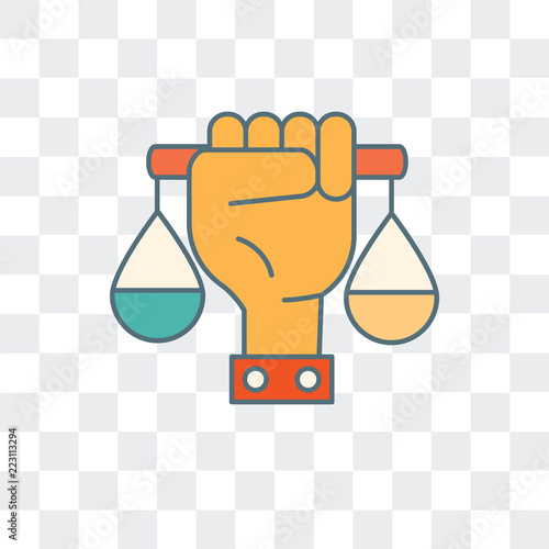 law icon isolated on transparent background. Modern and editable law icon. Simple icons vector illustration.