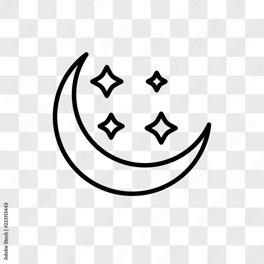 Night vector icon isolated on transparent background, Night logo design Night vector icon isolated on transparent background, Night logo design