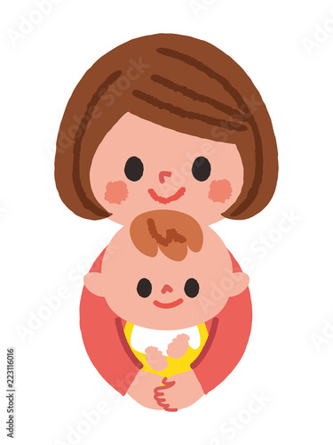 子育て中のママ　赤ちゃん