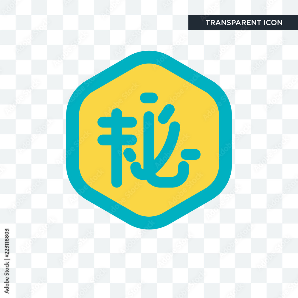 Obraz premium vector icon isolated on transparent background, logo design