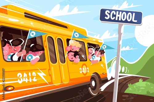 Yellow school bus