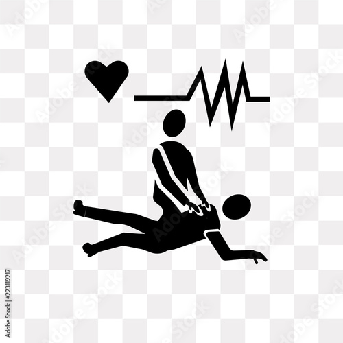 cpr icon on transparent background. Modern icons vector illustration. Trendy cpr icons