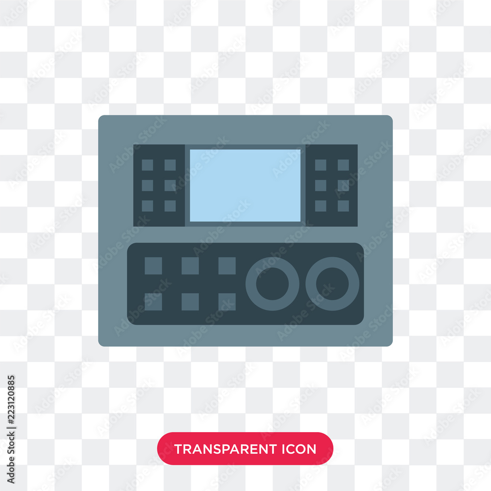 Control panel vector icon isolated on transparent background, Control panel logo design Control panel vector icon isolated on transparent background, Control panel logo design