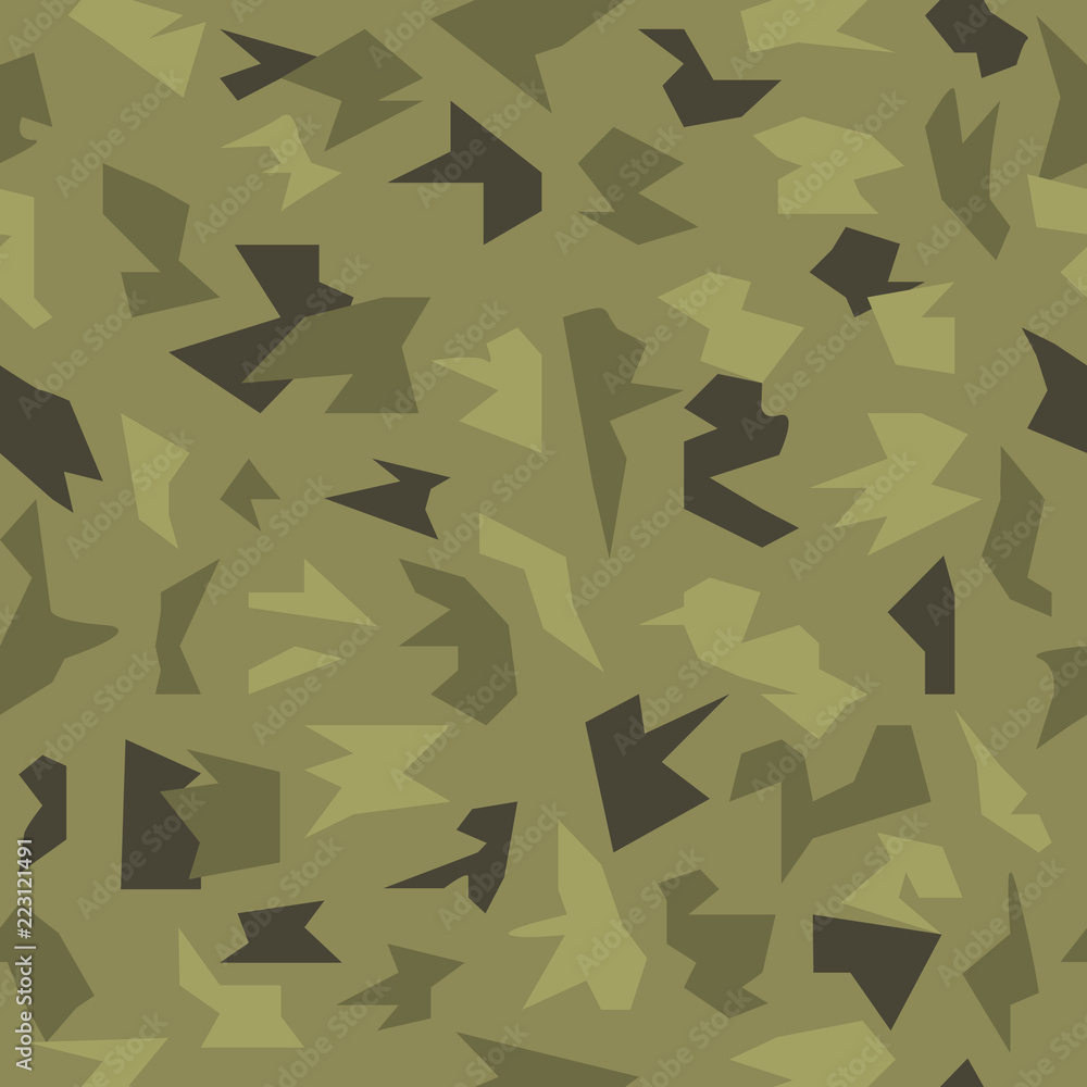 Obraz premium Camouflage seamless military pattern