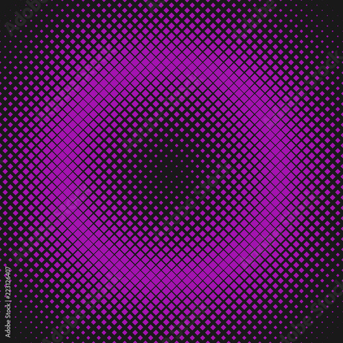 Halftone diagonal square background pattern template - abstract vector illustration