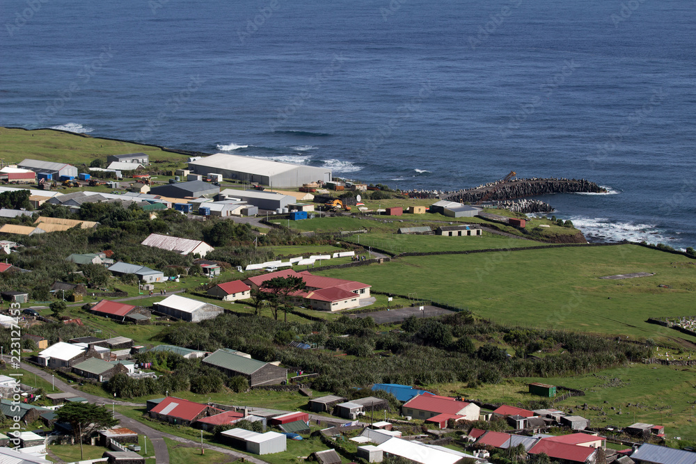 The remote Island of Tristan da Cunha - its capital is Edinburgh of the Seven Seas.