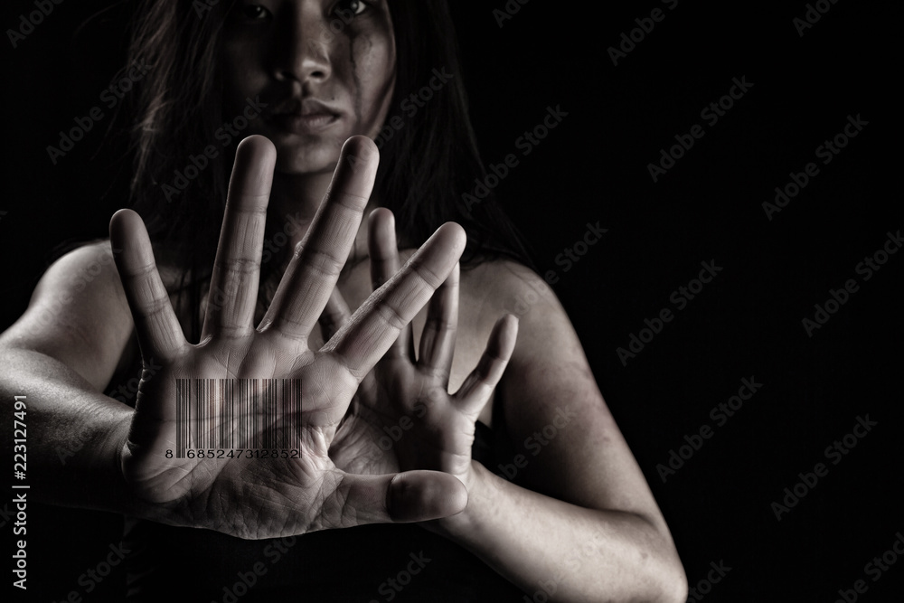 Human trafficking, Stop abusing violence woman, slave.. Human trafficking, Stop abusing violence woman, slave..