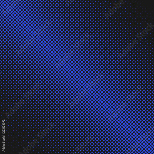 Geometrical abstract halftone circle pattern background - vector illustration from dots