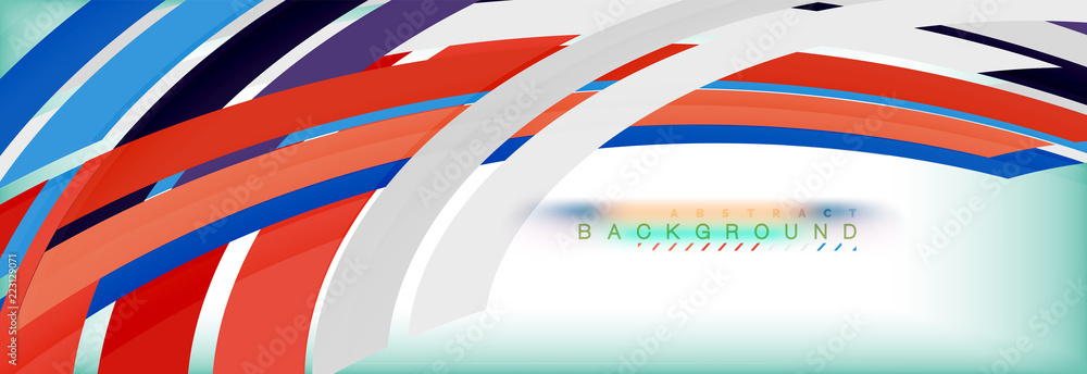 Obraz premium Line abstract background, vector modern template