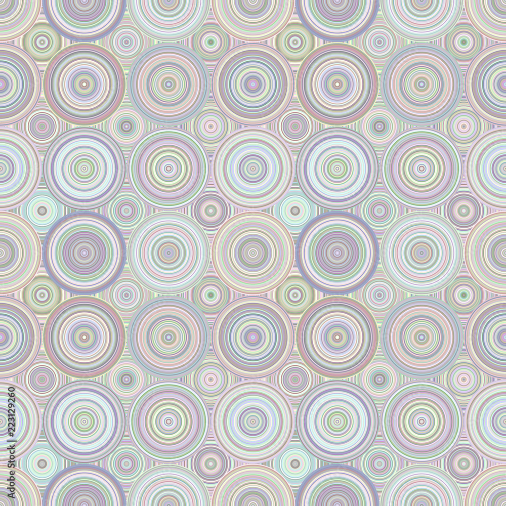 Repeating circle mosaic pattern background design - vector illustration