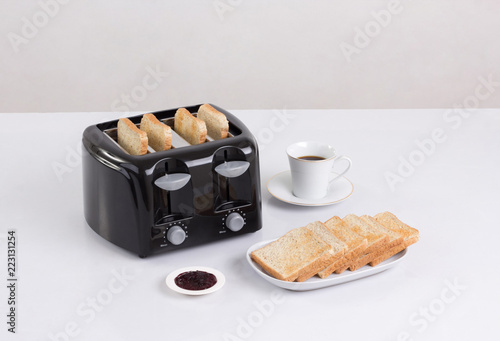Bread toaster isolated