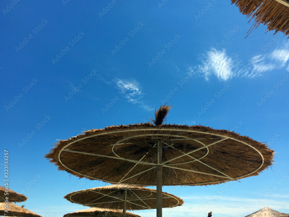 Fototapeta premium Sunshade on the beach