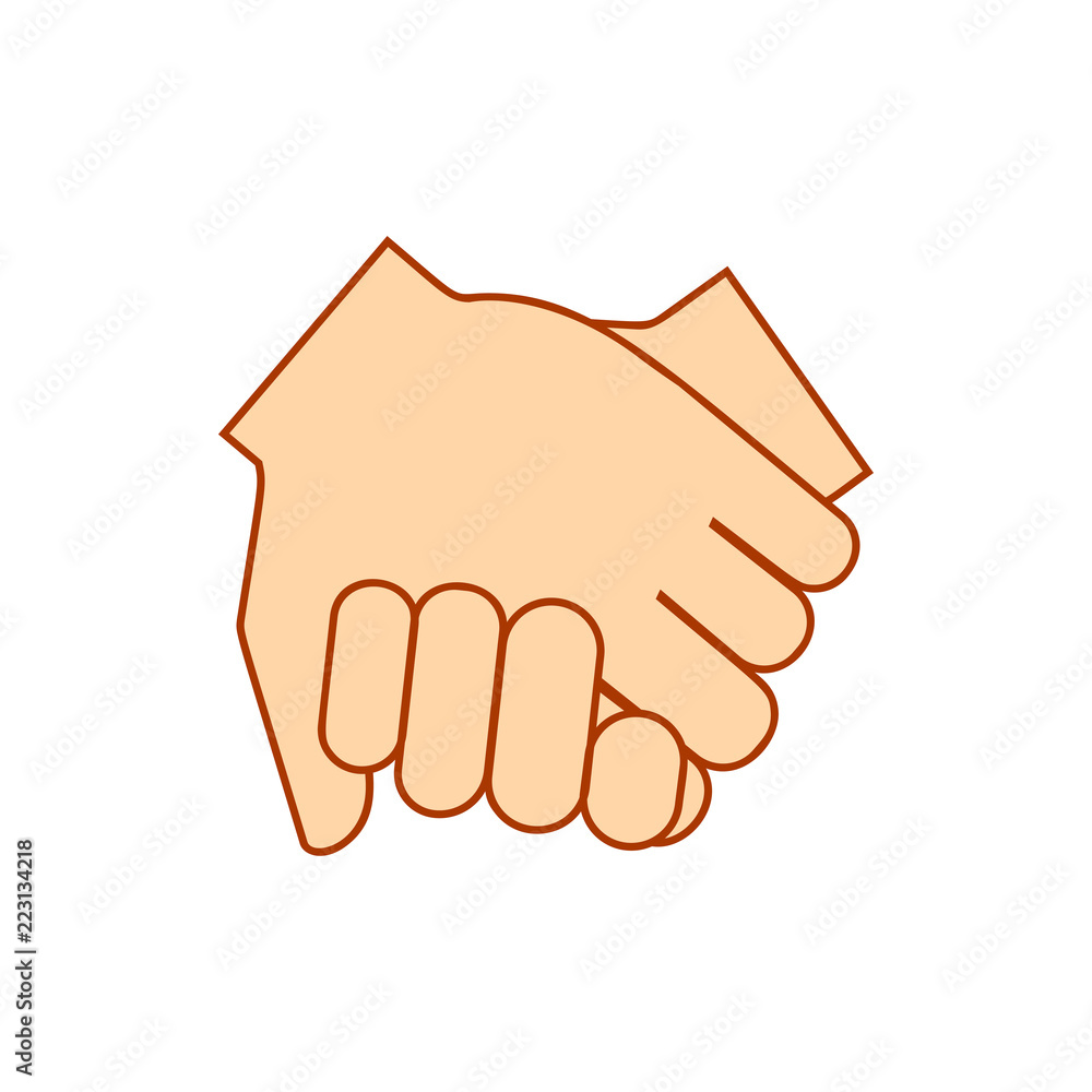 Keep hands showing different gestures. Cramped hand icon isolated on white background. Vector illustration Keep hands showing different gestures. Cramped hand icon isolated on white background. Vector illustration