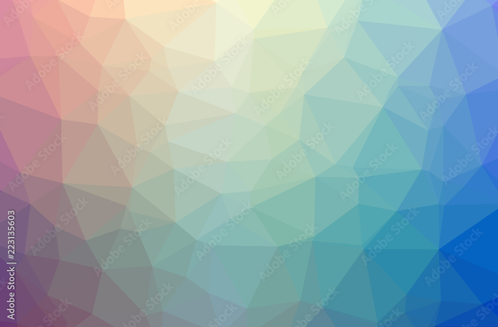 Illustration of blue abstract low poly elegant multicolor background. Illustration of blue abstract low poly elegant multicolor background.
