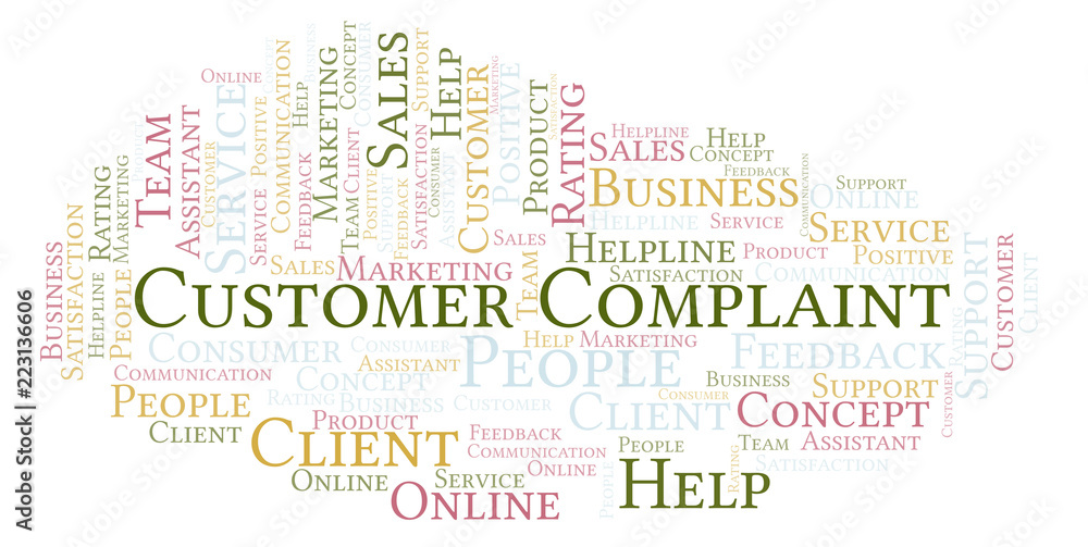 Customer Complaint word cloud. Customer Complaint word cloud.